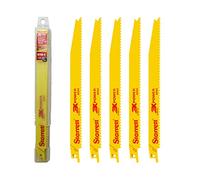 Starrett - Juego sierra bimetal para madera 6 diente blister 5u