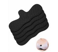 BTACGWP 5 Piezas Almohadillas Absorbentes para Sujetador Negro, Reutilizables y Lavables, Anti-Manchas Sudor Bajo el Pecho, Alta Comodidad para Deporte y Diario