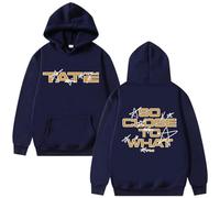 BTAISYDE Sudadera con Capucha Tate McRae Tour, Sudadera Unisex con Cuello Redondo, Bolsillos Laterales Y Estilo Informal (Navy Blue,M)
