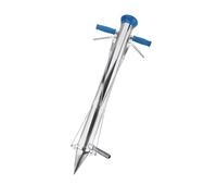 BTAISYDE Trasplantador de Hortalizas, Plantador Manual, Plantador Manual de Doble Vástago, Herramienta de Acero Inoxidable Duradera Sin Dobleces, Herramienta de Trasplante