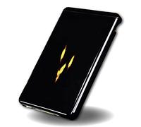 Btale Funda para tarjetas de visita y artesanía tradicional japonesa, respetuosa con el medio ambiente, de plástico de biomasa de hoja de té, para hombres y mujeres, color negro, fabricado en Japón