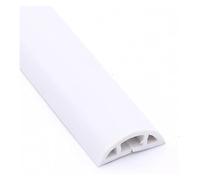 BTBTB Canaleta for Cables, canaleta semicircular pintable, ocultador de Cables Autoadhesivo, protección de Cables for oficinas, Salas de Estar y Salas de reuniones.(White)