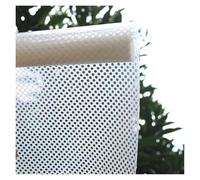 BTBTB Película de privacidad para ventanas, película de malla perforada, película de vinilo perforado unidireccional, rollo adhesivo para vidrio (Blanco, 200 x 60 cm (78.7 x 23.6''))