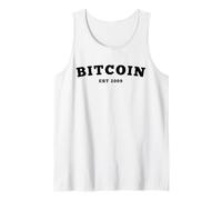 BTC Bitcoin Was Founded in 2009 Camiseta sin Mangas