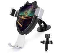 BTCOWZRV Dream Music Box - Soporte para teléfono de coche [ventosa y clip más fuertes mejorados] Soporte para teléfono celular para salpicadero, parabrisas, pared de ventilación, soporte universal