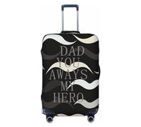BTCOWZRV My Hero Print - Funda de equipaje a prueba de polvo, funda elástica para equipaje de viaje, protector de maleta, fundas de equipaje para equipaje de 18 a 32 pulgadas, Black, XL