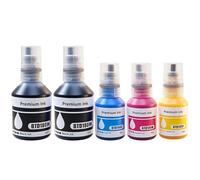 BTD180 BTD-180 Tinta Compatible con Brother BTD 180 Cartucho de Tinta Multipack para DCP-T780DW DCP-T580DW DCP-T583DW / DCPT780DW DCPT580DW DCPT583DW Drucker (5 Pack BK/C/M/Y)