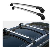 BTDLE Baca de Coche para Toyota Corolla Cross All Yeras,Portaequipajes para Bicicletas Barras De Techo para Coches Accesorios Viaje, A/Silver Black