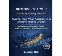 BTEC BUSINESS LEVEL 3: Unit 1: Exploring Business