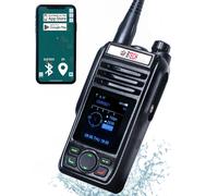 Btech GMRS-Pro IP67 Radio sumergible con mensajes de texto y ubicacin Compartir GPS Bluetooth Audio Compass Alertas meteorolgicas Noaa Banda dual (