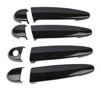 BTEDSXC Cubierta Manija Puerta Compatible con para Serie 1 E87 F20 F21 2007 2008 2009 2010 2011 2012-2019 LHD Embellecedor Exterior Manija Puerta Fibra Carbono Repuestos para automóviles