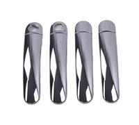 BTEDSXC Cubierta Manija Puerta Compatible con VW para Golf V para Rabbit 1K 2004 2005 2006 2007-2009 Cubiertas Manijas Puerta Coche Cromadas En Negro Brillante Accesorios Y Pegatinas Estilo
