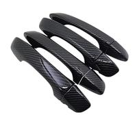 BTEDSXC Cubierta Manija Puerta Compatible with VW For Touran For MK2 5T 2015-2019 2020 2021 2022 Carbon Fiber Door Handle Cover Trim Car Protective Accessories Stickers