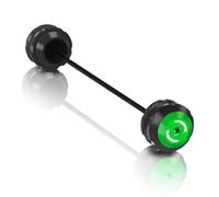 BTEDSXC Falling Protector De Choque Compatible con CBR400R para CBR500R 2013-2016 para CBR600RR 2009-2014 2015 Protector De Choque De Rueda Delantera Y Trasera De Motocicleta(Green,Rear)