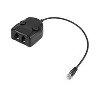 BTER Divisor de formación telefónica, Adaptador de formación de Auriculares, fácil de Usar para centros de Llamadas de formación de Marketing telefónico