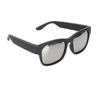 BTER Gafas Inteligentes, Gafas de Sol de Audio Inalámbricas Bluetooth 5.0, Cancelación de Ruido Estéreo, Música de Oreja Abierta, Llamadas Manos Libres, Gafas de Sol con Auriculares(Gris-Plata)