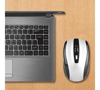 BTER Ratón inalámbrico ergonómico de 6D 2,4 GHz, ratón óptico, con Receptor USB para Ordenador portátil