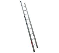 BTF Escalera de Apoyo en Aluminio 1 Tramo Serie Brico 2,5 Metros, 9 Peldaños | La Escalera versátil y Ligera para la utilización del día a día. Ref.: BTF-ESB6725