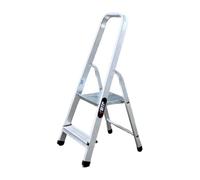 BTF - Escalera Tijera Plegable - 2 Peldaños en Aluminio - Escaleras Plegables Aluminio - Hecho en Europa - Portátil y Plegable. BTF.TJL102