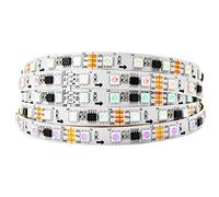 BTF-LIGHTING 16.4ft 5m DC12V WS2811 300LEDs 60pixels/m Flexible direccionable tira de led Sueño Color No impermeable