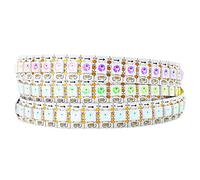 BTF-LIGHTING 3.2FT 144 leds/pixels/m 1m WS2812B individualmente direccionable Sueño en color Tira led pixel Sueño en color no impermeable PCB blanco