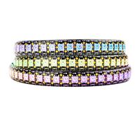 BTF-LIGHTING 3.2FT 144 leds/pixels/m 1m WS2812B Negro PCB individualmente direccionable Sueño en color Tira led pixel Sueño en color impermeable ip65 con silicon
