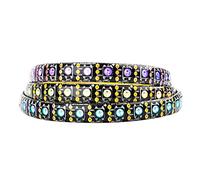 BTF-LIGHTING 3.2FT 1m WS2812B 100 Pixeles Tira Llevada Individualmente Direccionable del PCB Negro Flexible Color Ideal IP65 Impermeable DC5V