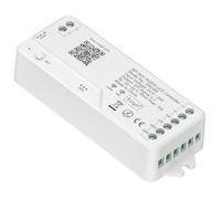 BTF-LIGHTING DR04W Controlador LED SPI RGBW 2,4G WiFi Tuya | Controlador LED SPI RGBW WiFi con APP Tuya Smart Life y RF remoto, compatible con tiras SMD FCOB SK6812 WS2814