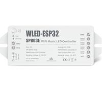 BTF-LIGHTING ESP32 WLED SP803E Controlador LED c/Mic, Reactivo Sonido, Modos DIY, UART, USB-C con Descarga FW WS2811 WS2812 WS2814 WS2815 SK6812 Tiras LED Direccionables/Matriz, Regulación PWM CCT/RGB