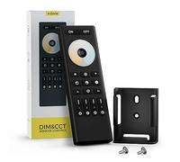 BTF-LIGHTING RC02RFB CCT RF Mando a distancia de 4 zonas para tiras de LED de Temperatura Color Sintonizable 5050SMD FCOB COB CCT(+ CW WW) 3pin DC5V DC12V DC24V Funciona con WB5 LM052 C02W C02RF etc.