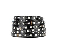 BTF-LIGHTING RGBCW 5050 RGBW RGB+blanco frío (6000K-6500K) 4 colores en 1 LED 60LEDs/m 300 LEDs tira de luces de cinta LED multicolor IP30 no impermeable PCB negro LED DC24V para ligado interior