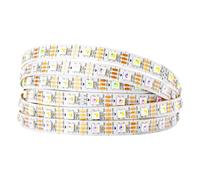 BTF-LIGHTING RGBW RGBWW Warm White SK6812 (Similar WS2812B) 16.4ft 5m 60leds/pixels/m Individually Addressable Flexible 4 color in 1 LED Dream Color LED Strip Non-waterproof DC5V