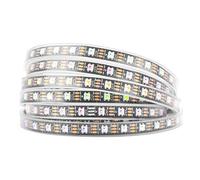 BTF-LIGHTING RGBW RGBWW Warm White SK6812 (WS2812B similar) 16.4ft 5m 60leds / pixels/m Direccionable Individualmente 4 colores en 1 LED Color Dream Strip LED Impermeable IP67 DC5V Black PCB