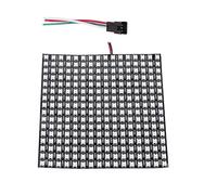 BTF-LIGHTING WS2812B Alambres de aleación ECO RGB 5050SMD Direccionable individual 16X16 256 píxeles Matriz de LED FPCB flexible A todo color Funciona con K-1000C, SP107E, etc. DC5V