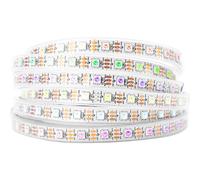 BTF-LIGHTING WS2812B Tira LED RGB Alambre de oro puro 5M 60LEDs/m IP67