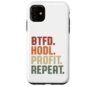 BTFD Compra The Dip HODL Profit Repite BTC Bitcoin Blockchain Carcasa para iPhone 11