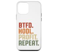 BTFD Compra The Dip HODL Profit Repite BTC Bitcoin Blockchain Carcasa para iPhone 12 Mini