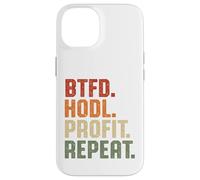 BTFD Compra The Dip HODL Profit Repite BTC Bitcoin Blockchain Carcasa para iPhone 14