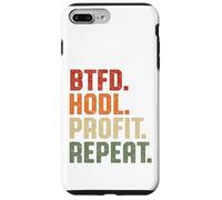 BTFD Compra The Dip HODL Profit Repite BTC Bitcoin Blockchain Carcasa para iPhone 7 Plus/8 Plus