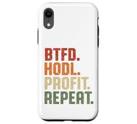 BTFD Compra The Dip HODL Profit Repite BTC Bitcoin Blockchain Carcasa para iPhone XR