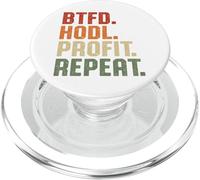 BTFD Compra The Dip HODL Profit Repite BTC Bitcoin Blockchain PopSockets PopGrip para MagSafe