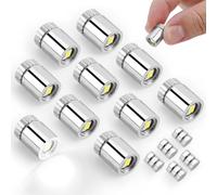 BTFO 10 luces micro LED, pequeñas luces LED alimentadas por pilas, pequeñas luces de casa de muñecas, luz en miniatura para farol de papel, decoración de fiestas, manualidades, accesorios de casa de