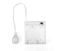 BTFO Batería Portátil para Letrero de Neón LED 5V-6V, Fuente Alimentación Caja Battery Convierte Luces Neón USB en Luces Batería para Uso en el Hogar, la Oficina, el Jardín y Patio