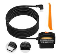 BTFO Cable de Alimentación OBD2 para Cámara Tablero, Protección contra Bajo Voltaje 11,6V/23,4V Adaptador OBD a Tipo C Modo Estacionamiento 24/7 y Modo Detección Acc Grabación Continua Plug & Play