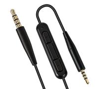 BTFO Cable de Audio, 3,5mm a 2,5mm con Micrófono y Control de Volumen