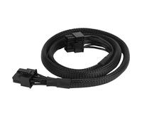 BTFO Cable PCIe para EVGA Fuente Alimentación, 70cm Negro Trenzado Conector Macho 8 Pines a Conector Macho 6+2 Pines Cable Alimentación GPU 18AWG 10A Cables Modular para EVGA G2 G3 G5 G6 G7 Series
