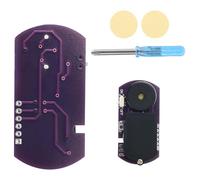 BTFO Generador Ruido de Grillo para Bromas, Pitido Molesto con 16 Sonidos Herramienta de Broma Semicircular Oculta para Oficina Hogar Escuela y Fiestas en Coche (Morado)