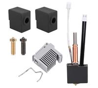 BTFO Kit Actualización Hotend para Anycubic Kobra 3/ACE Pro, Conjunto Extrusora Cabezal Extremo Caliente Bloque Calefactor Termistor Cartucho Boquilla Cubierta Silicona para Accesorios Impresora 3D