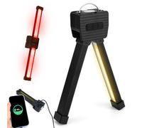 BTFO Lámpara de Gimnasio para Posar, Luz LED Magnética Portátil 180 Grados Plegable de Mano Linterna Trabajo con Gancho 7 Niveles Brillo y 4 Modos para Fitness, Camping, Hogar, Oficina