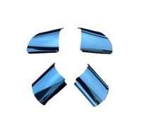 BTFWM 4 Pegatinas Decorativas for Volante de Acero Inoxidable, for Ford, For Focus 2 MK2 2005-2011, For KUGA, For C-MAX Auto Accessories Pegatina Emblema del Volante Mk2(Blue)